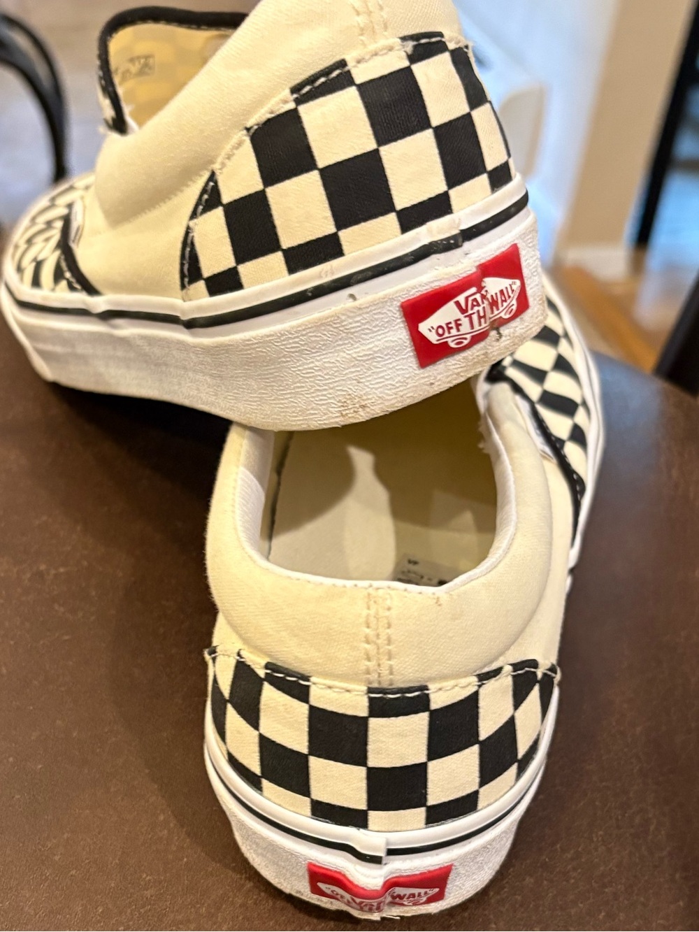 Vans Classic Slip-On Checkerboard - Black/White - Picture 3 of 5